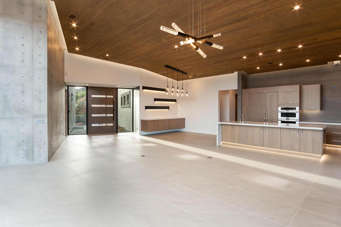 custom wood paneling, walls, cabinets, and ceilings