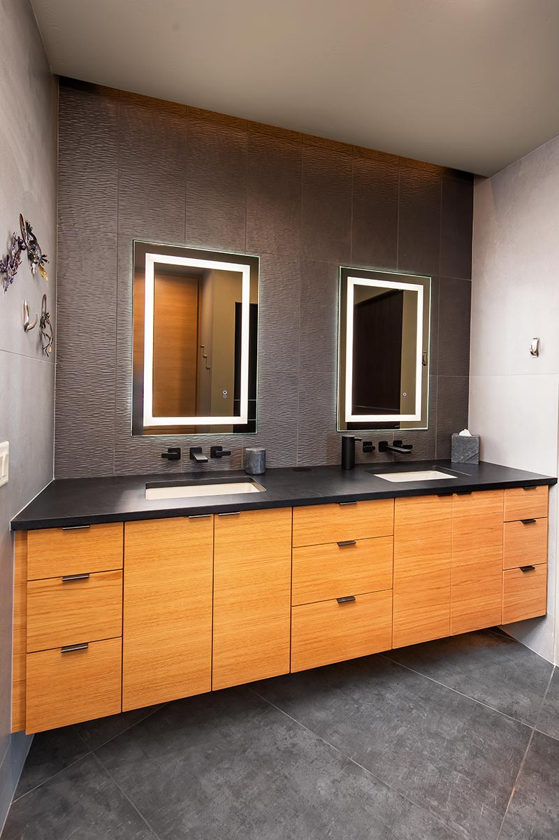luxury wood cabinets for master bathroom